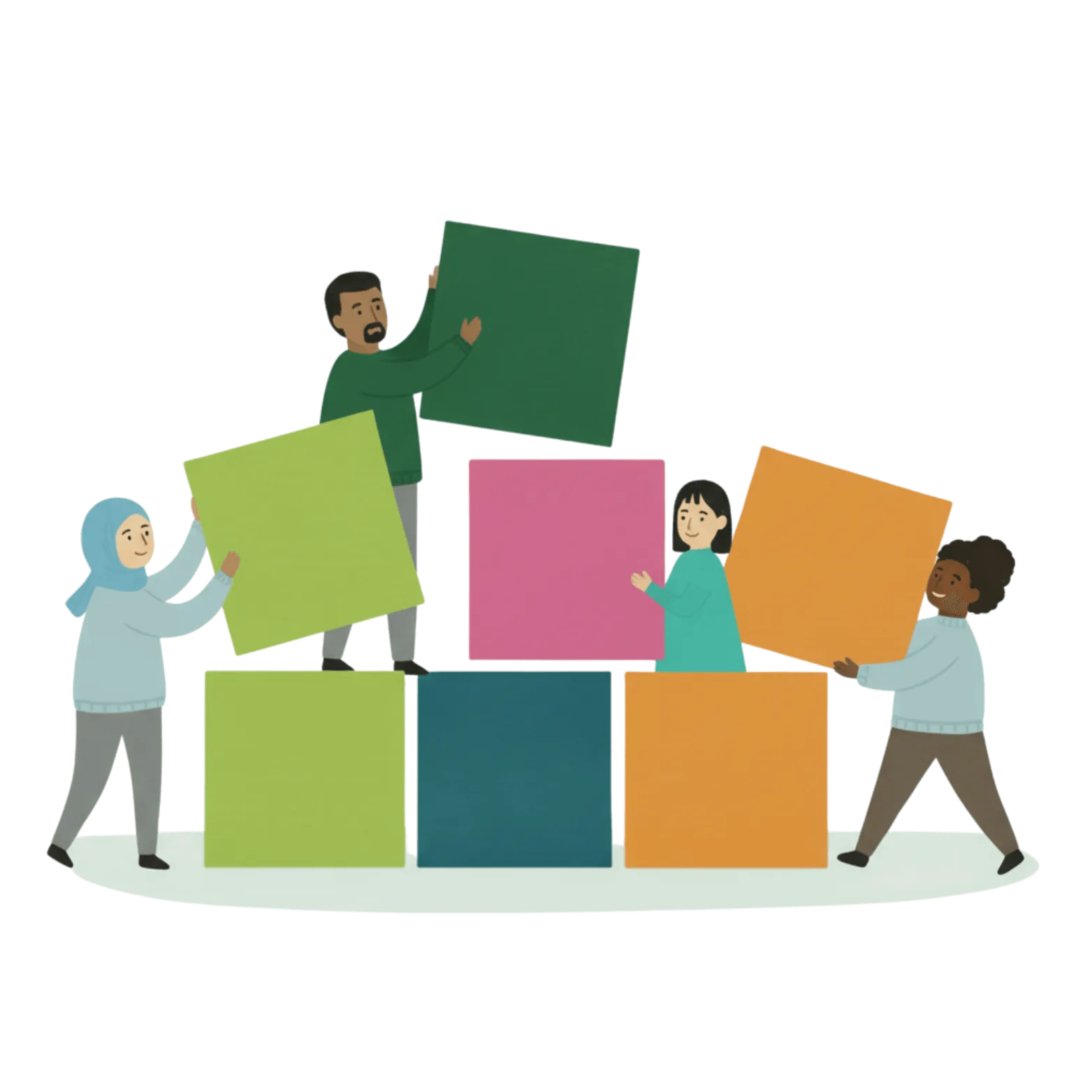 Group building blocks