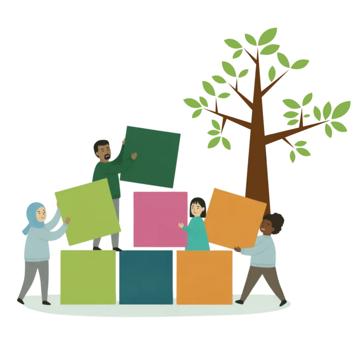 Blocks and tree